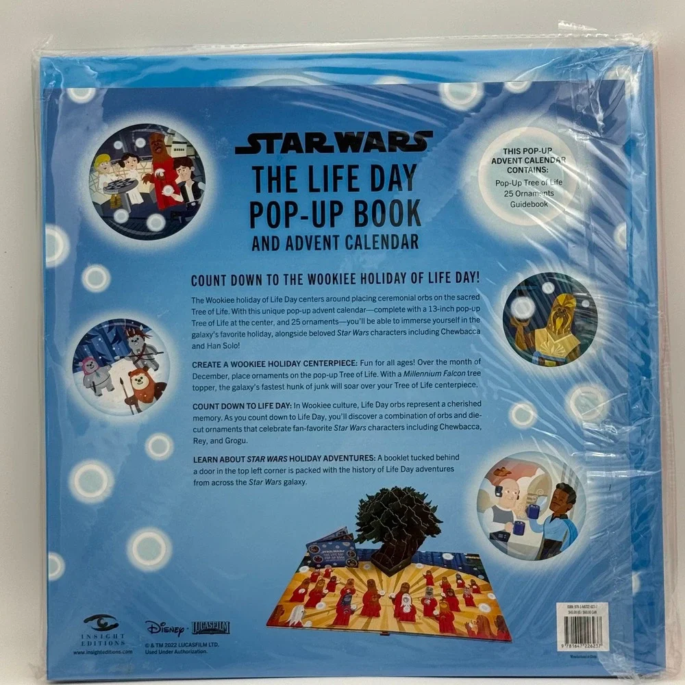 Star Wars The Life Day Pop-Up Book and Advent Calendar Insight Editions New